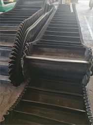 大倾角波状挡边输送带 环形挡边皮带定做厂家